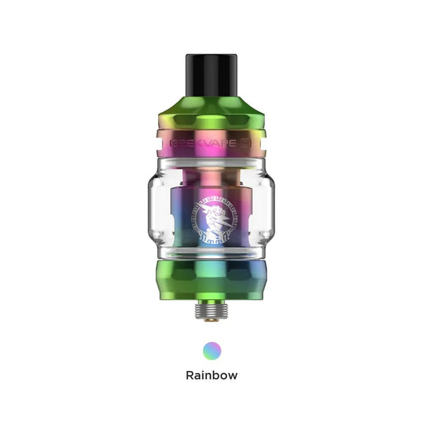 GeekVape Zeus Z Nano 2 vape tank with a clear glass chamber and stainless steel accents, designed for vaping enthusiasts.