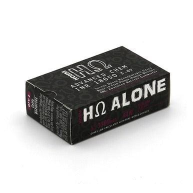 Hohm Tech Batteries HOHM ALONE 18650 vape battery with 3309mAh capacity, shown in a close-up view.