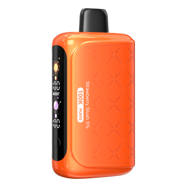 HorizonTech 100K Puff 40ML disposable vape device with sleek design and mouthpiece, ready for vaping use.