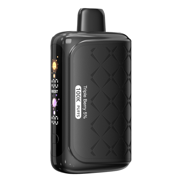 HorizonTech 100K Puff 40ML disposable vape device with sleek design and colorful branding, designed for easy vaping on the go.