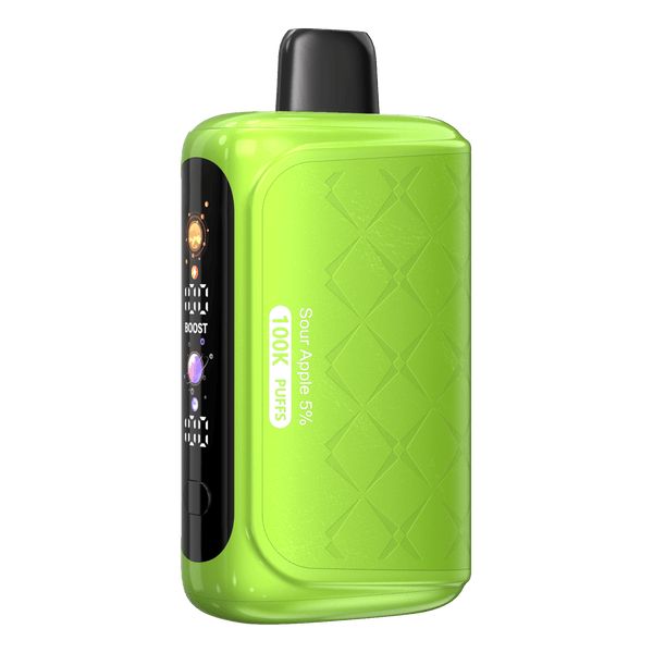 HorizonTech 100K Puff 40ML disposable vape device with sleek design and mouthpiece, ready for vaping.