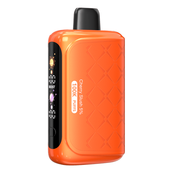HorizonTech 100K Puff 40ML disposable vape device with sleek design and mouthpiece, featuring branding on the body.