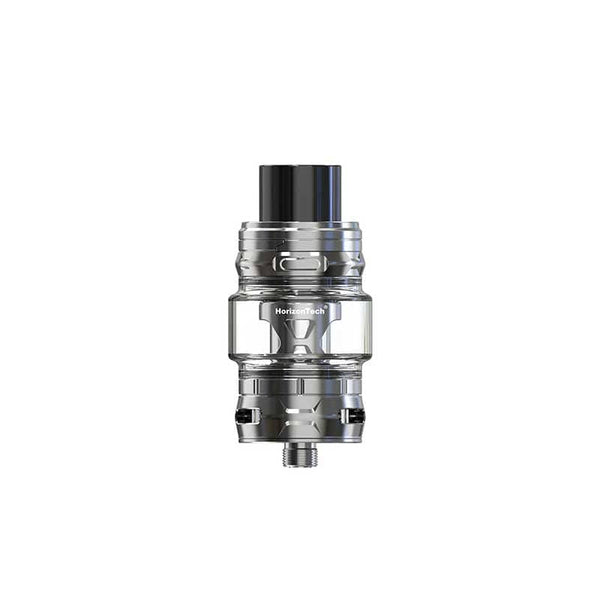 HorizonTech Aquila Sub-Ohm Tank vape part with glass chamber, metal base, and adjustable airflow for sub-ohm vaping.