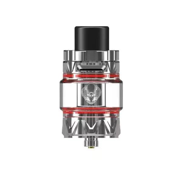 HorizonTech Sakerz Sub-Ohm Tank vape part with glass chamber, metal base, and adjustable airflow for sub-ohm vaping.