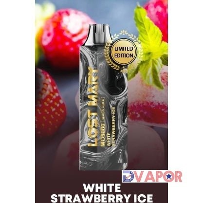 Lost Mary MO5000 disposable vape device with sleek design, featuring colorful branding and a mouthpiece for easy vaping.
