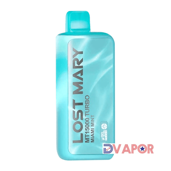 Lost Mary MT15000 Turbo Edition disposable vape with sleek design and large 15,000 puff capacity, ideal for vaping enthusiasts.