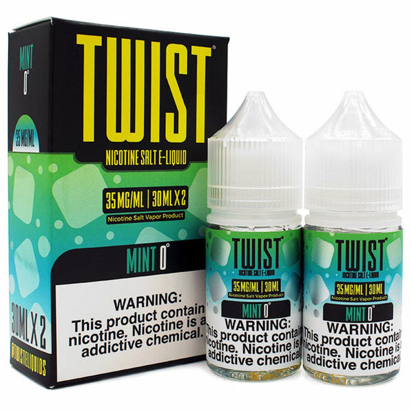 Mint 0 SALT - Twist E-Liquids - 60mL