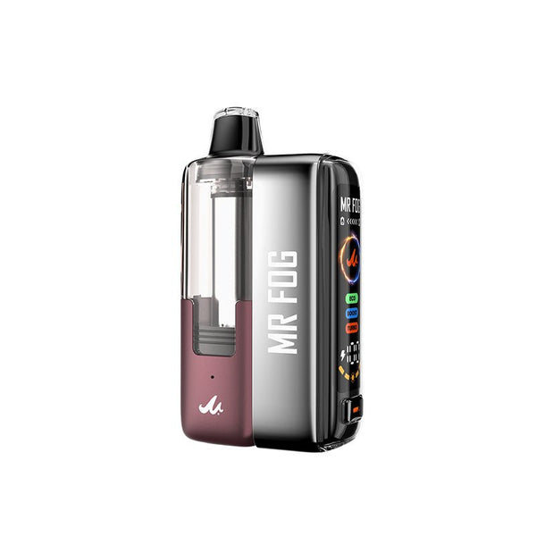 Mr. Fog 45K Puff Disposable Vape Kit showing sleek design and mouthpiece, designed for easy vaping on the go.