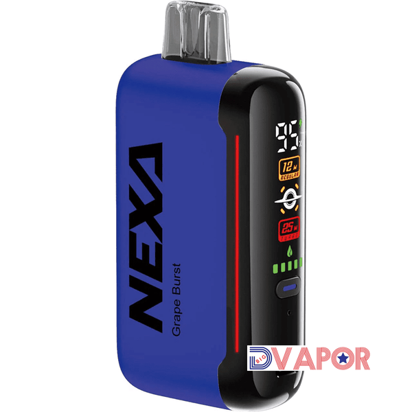 Nexa Bar N20000 disposable vape, non-refundable, sleek design with mouthpiece and colorful branding visible in the image.