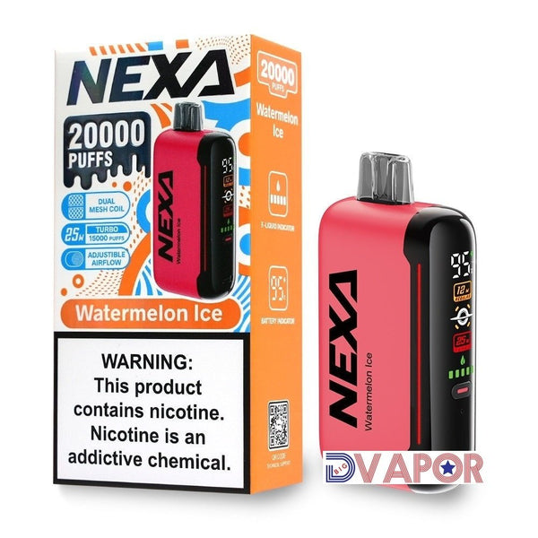 Nexa Bar N20000 disposable vape device, non-refundable, with sleek design and pre-filled e-liquid for on-the-go vaping.