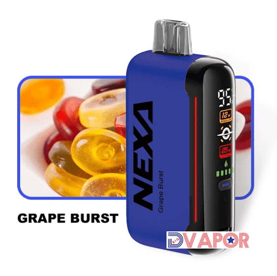 Nexa Bar N20000 Disposable Vape in sleek design, non-refundable, portable vaping device with flavored e-liquid.