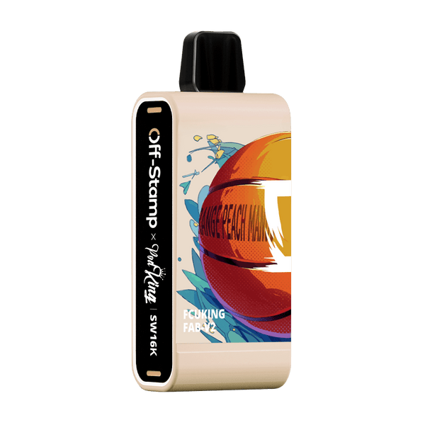 Lost Mary Off Stamp SW16000 refill pod for SW9000 disposable vape, replacement cartridge with flavor and vape components.