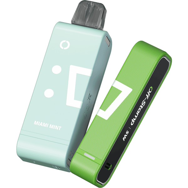 Lost Mary Off-Stamp SW9000 Disposable Full Kit with 5% nicotine, featuring a sleek design and easy-to-use vape device.