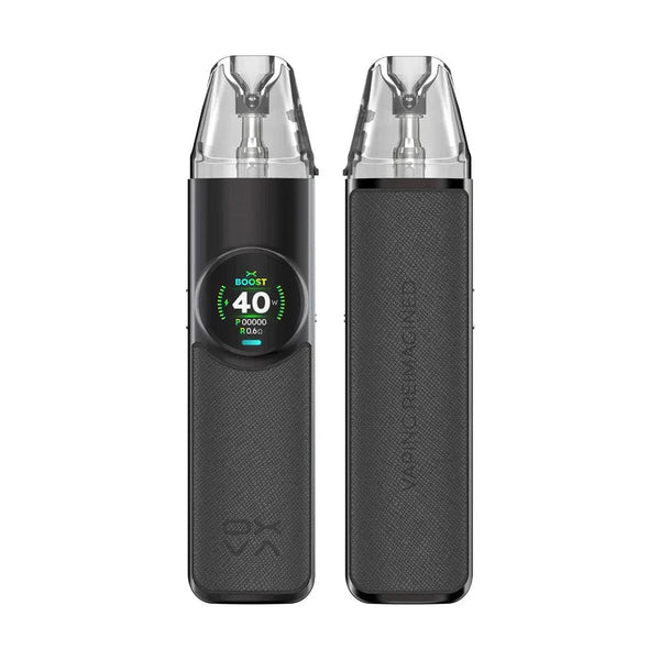 OXVA NeXlim 40W pod system hardware with compact design and sleek black finish, featuring adjustable airflow and integrated pod.