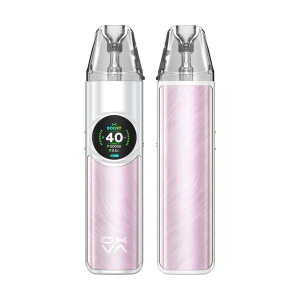 OXVA NeXlim 40W pod system hardware with sleek design and compact form, featuring adjustable wattage and replaceable pods.
