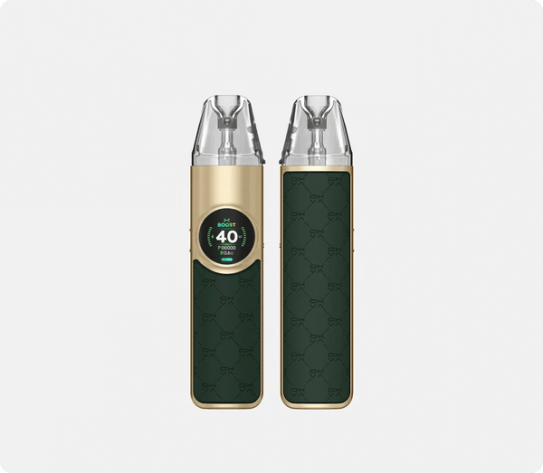 OXVA NeXlim 40W pod system hardware with sleek design and user-friendly interface, featuring adjustable wattage and compact build.