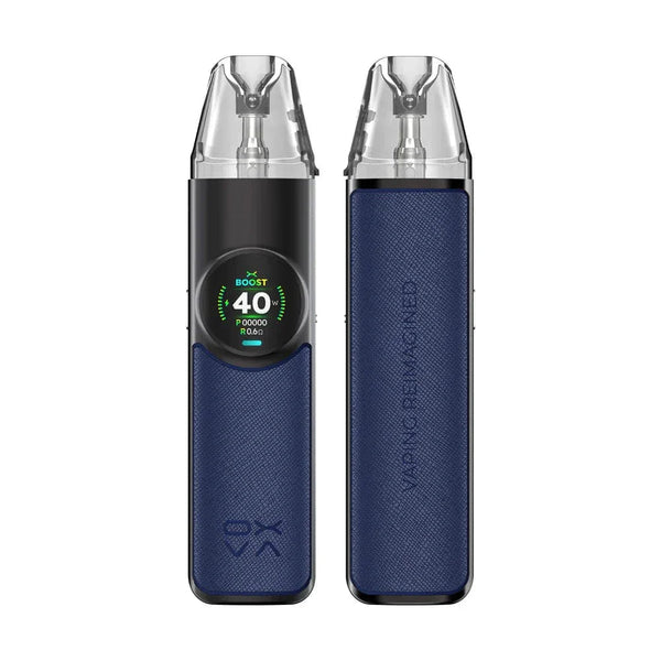 OXVA NeXlim 40W pod system hardware with sleek design and adjustable wattage, featuring a compact and portable vape device.