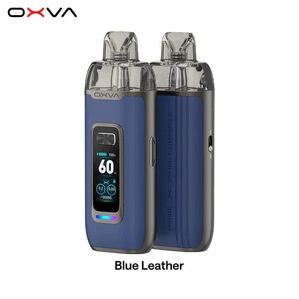 OXVA VPRIME 60W Pod System hardware with sleek design, featuring a compact body and adjustable settings for vaping.