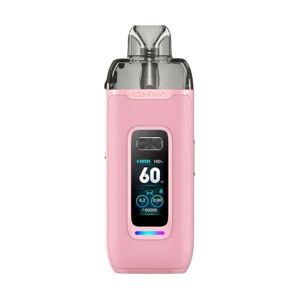 OXVA VPRIME 60W pod system hardware with sleek design and compact size, featuring adjustable airflow and user-friendly controls.