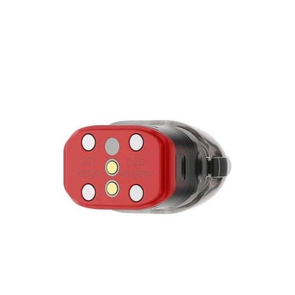 OXVA VPRIME replacement vape pods, transparent plastic with mouthpiece, designed for OXVA VPRIME device, shown in the image