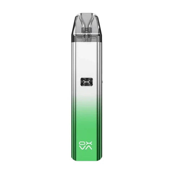 OXVA XLIM C 25W Pod System hardware showing sleek compact design with mouthpiece and adjustable airflow for vaping.