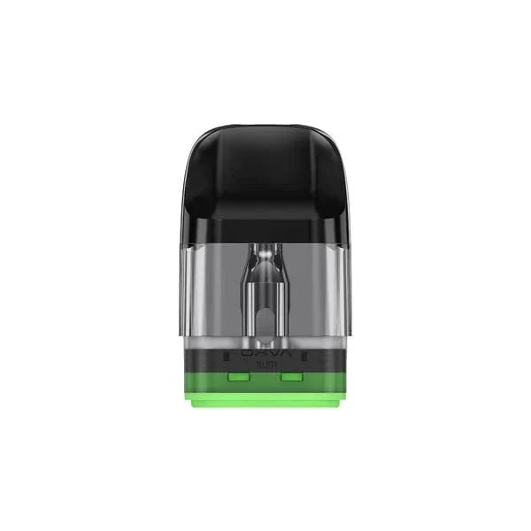 OXVA XLIM EZ top-fill replacement vape pods showing clear plastic body and mouthpiece for easy refilling.