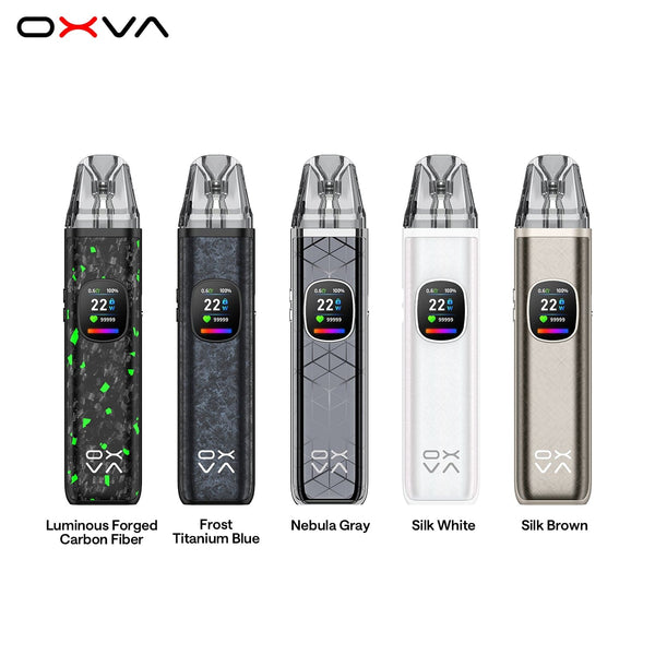 OXVA XLIM Pro 2 DNA 30W pod system hardware with compact design and sleek finish, featuring adjustable airflow and built-in battery.