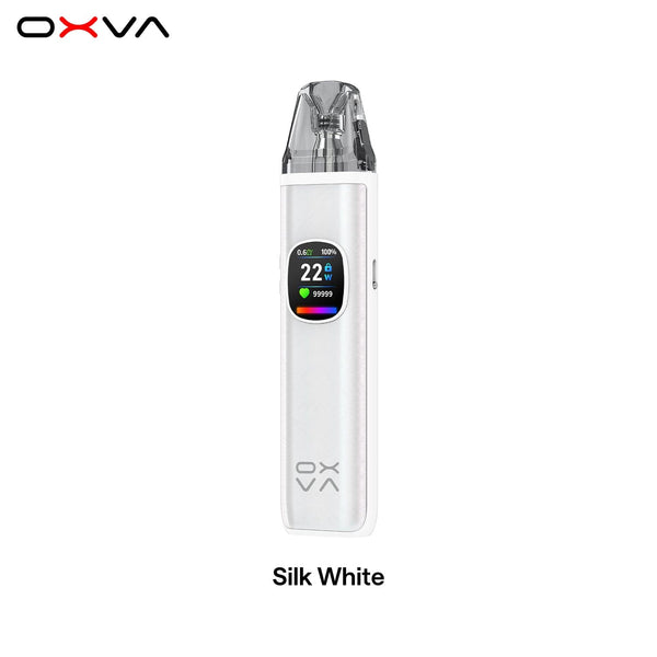 OXVA XLIM Pro 2 DNA 30W pod system hardware with sleek design and compact size, featuring adjustable airflow and digital display.