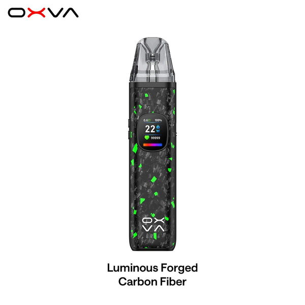 OXVA XLIM Pro 2 DNA 30W pod system hardware with sleek design and adjustable airflow, featuring a compact, portable build.