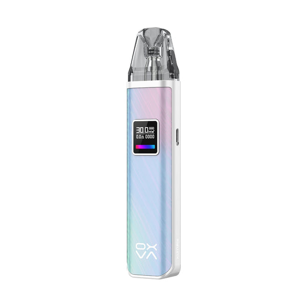 OXVA XLIM Pro 30W pod system hardware showing sleek design, compact size, and integrated pod for vaping.