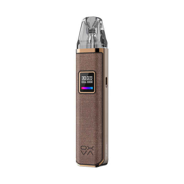 OXVA XLIM Pro 30W Pod System hardware device with sleek design and compact size, featuring adjustable wattage and pod connectivity.