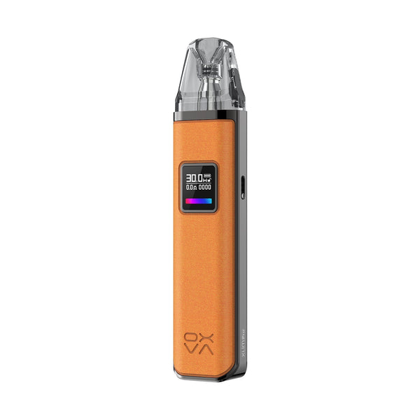 OXVA XLIM Pro 30W pod system hardware with sleek design and compact size, featuring a refillable pod and adjustable wattage.