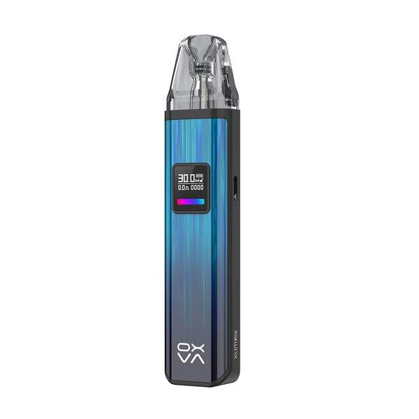 OXVA XLIM Pro 30W Pod System hardware with sleek design and compact build, featuring adjustable airflow and mouthpiece.