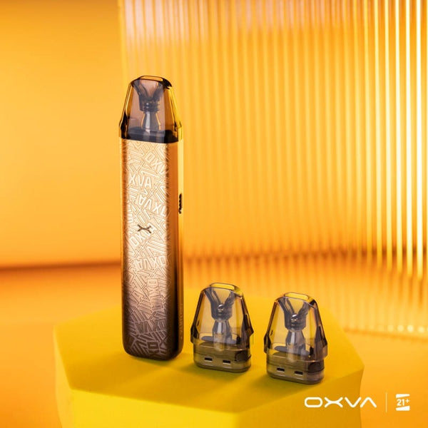 OXVA XLIM SE Classic 25W pod system vape part with sleek design and compact size, featuring adjustable airflow and replaceable pod.