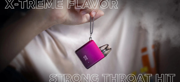 OXVA XLIM SQ 25W pod kit with compact design, featuring a sleek hardware setup and adjustable wattage for vaping.