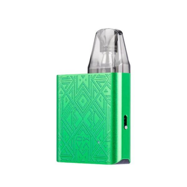 OXVA XLIM SQ 25W Pod Kit with sleek design and compact hardware, featuring adjustable wattage and replaceable pod.