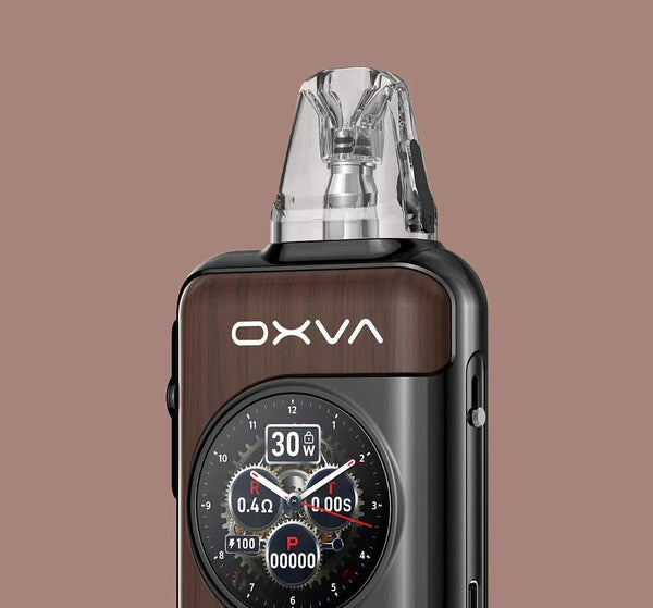 OXVA XLIM SQ Pro 2 30W pod system device with sleek design and compact hardware for vaping.