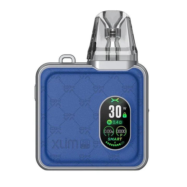 OXVA XLIM SQ Pro 30W pod system hardware with sleek design and compact form, featuring adjustable airflow and replaceable pod.