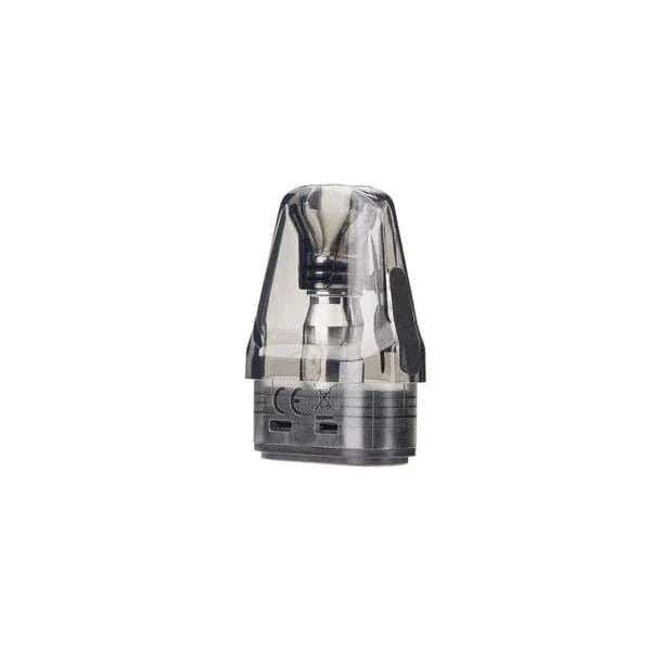 OXVA XLIM Top-Fill V3 replacement pods for vape devices, showing clear plastic shells and mouthpiece attachment.