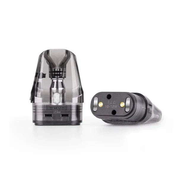 OXVA XLIM Top-Fill V3 replacement vape pods, clear plastic with fill ports, designed for easy refilling and compatibility.
