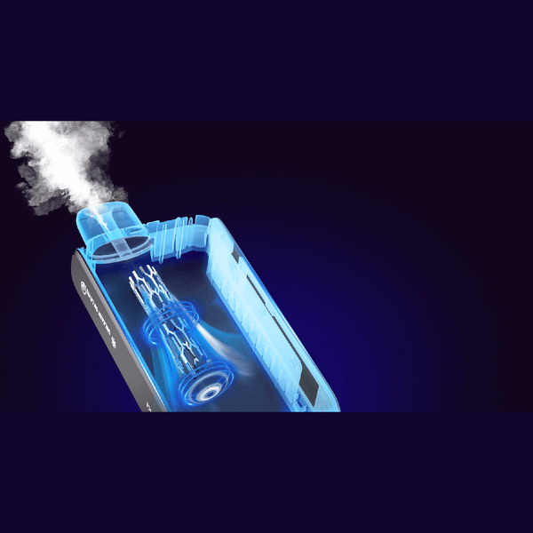 Pillow Talk IC40000 Ice Controllable Disposable Vape with 5% nicotine, sleek design, and visible mouthpiece.