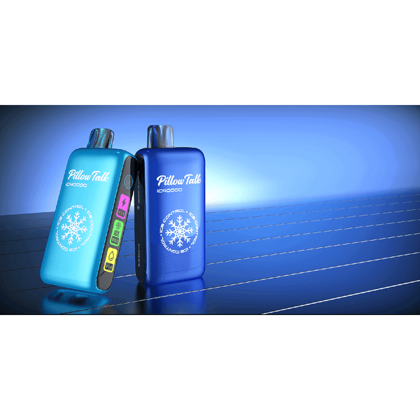 Pillow Talk IC40000 Ice Controllable Disposable Vape with 5% nicotine, featuring sleek design and visible mouthpiece.