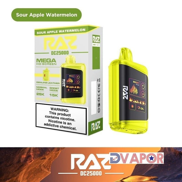 RAZ DC25000 Disposable Vape with Full Color Animation
