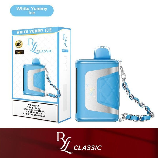 Raz RYL Classic 35K Puff disposable vape device with sleek design and compact size, perfect for on-the-go vaping.