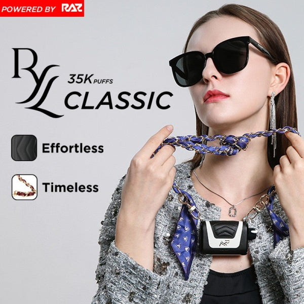 RAZ RYL Classic 35K Puff disposable vape device with sleek design and compact size, ideal for easy vaping on the go