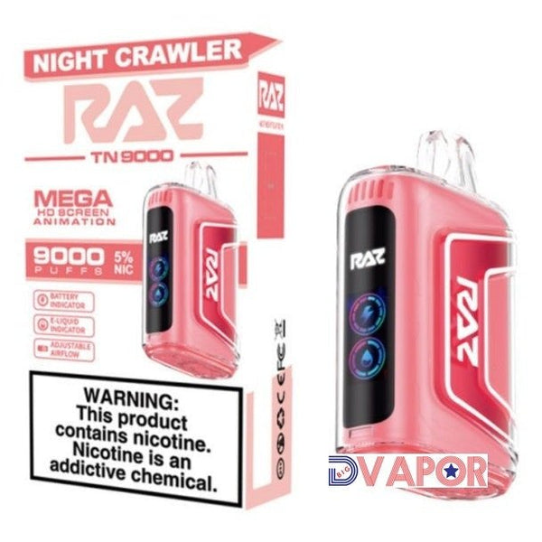 RAZ TN 9000 9000 Puff 5% Disposable with Mega HD Screen Animation