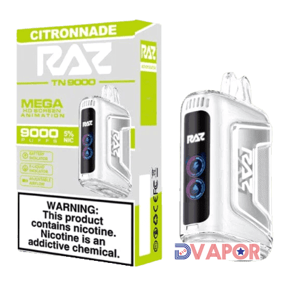 RAZ TN 9000 9000 Puff 5% Disposable with Mega HD Screen Animation