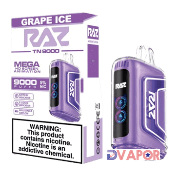 RAZ TN 9000 9000 Puff 5% Disposable with Mega HD Screen Animation