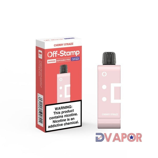 Lost Mary SW9000 Refill Pod for Off-Stamp Disposable Vape, 5% nicotine, compatible with Lost Mary vaping devices