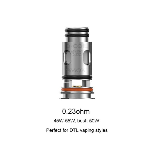 SMOK D Series vape replacement coils showing the coil design and packaging for electronic cigarette compatible with SMOK devices.